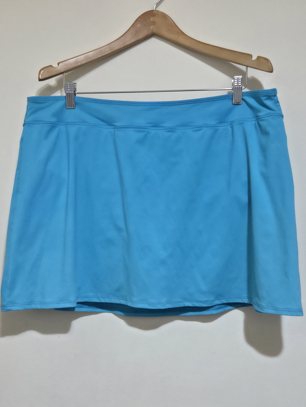 Lands' End Turquoise Active Swim Skirt